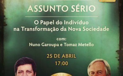 Episódio Especial do “Assunto Sério” com Nuno Garoupa e Tomaz Metello