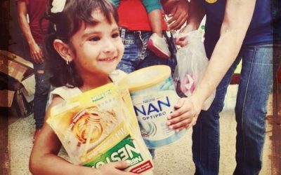 Soberana participa na ajuda humanitária às crianças da Venezuela