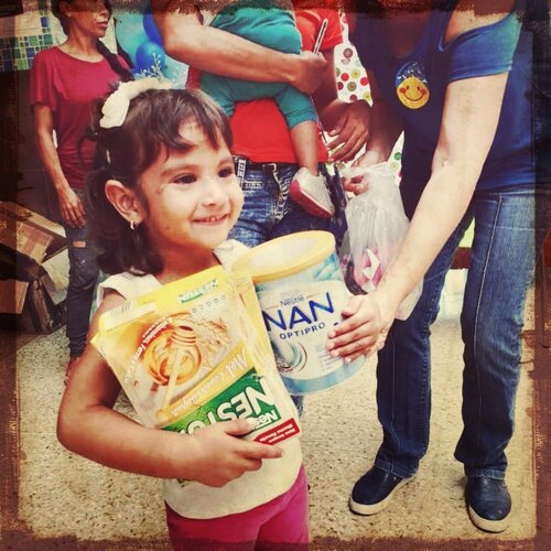 Soberana participa na ajuda humanitária às crianças da Venezuela