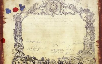 Soberana recebe documento raro da parte do Directório Nacional Rectificado de França