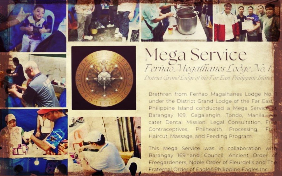 Mega Service da Loja Fernão de Magalhães nº 1 leva saúde e apoio às comunidades de Manila