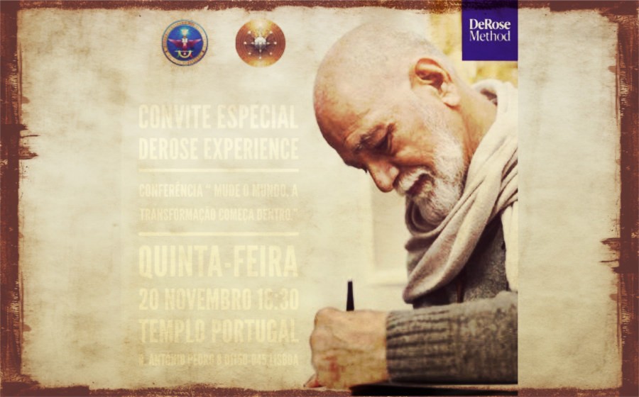 Conferência com o Mestre DeRose na Templo Portugal